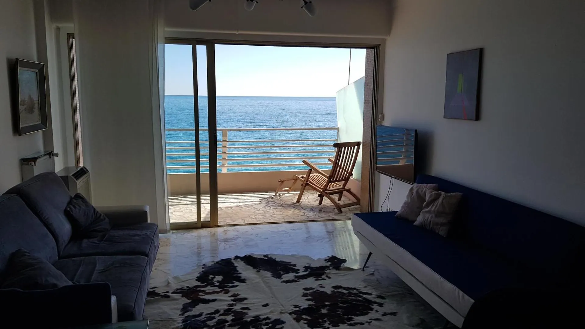 Apartment Menton Front Bord De Mer Cote D'Azur Florentina Sea View French Riviera Proche Monaco Montecarlo Superb Studio France